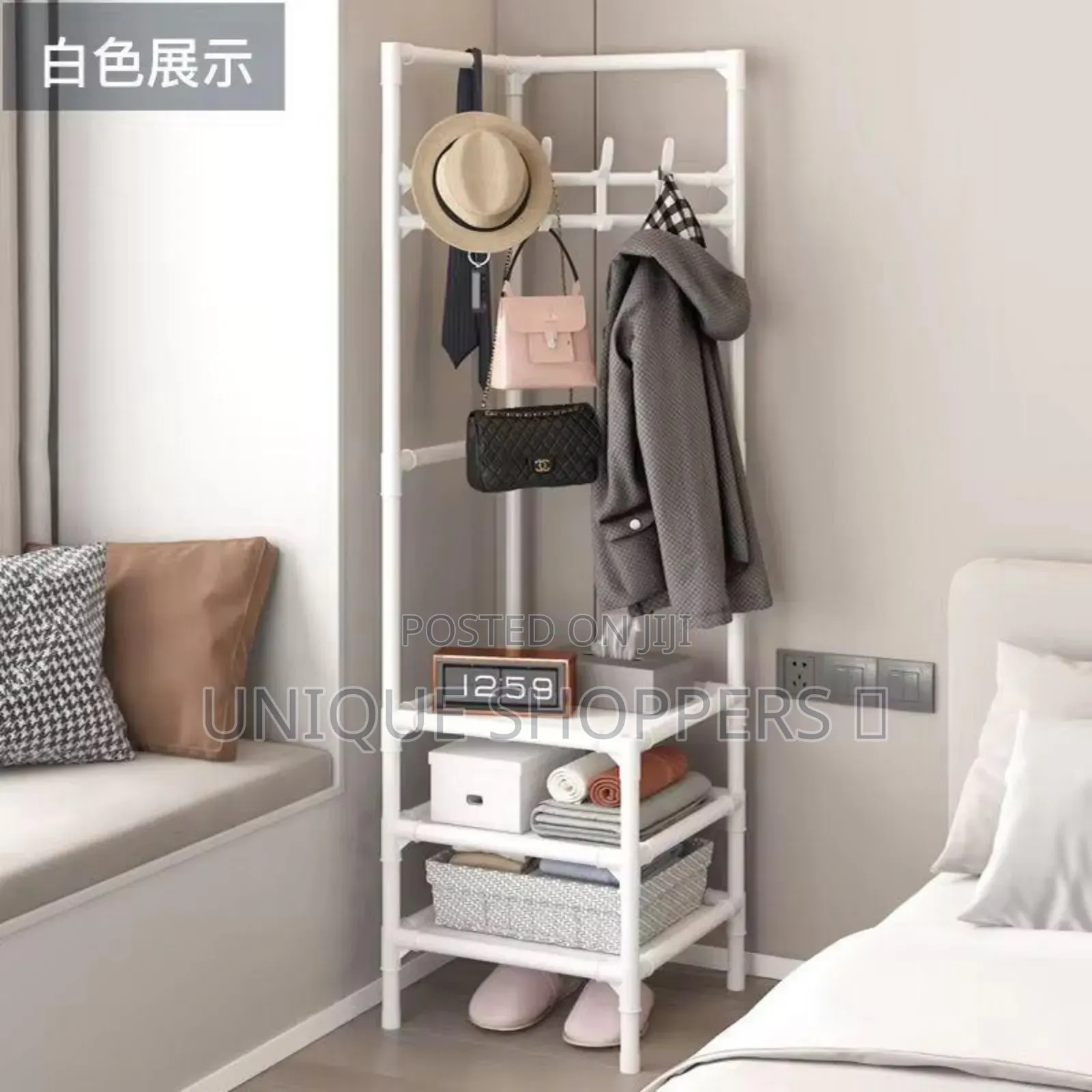 Stainless Steel Corner Clothe Rack