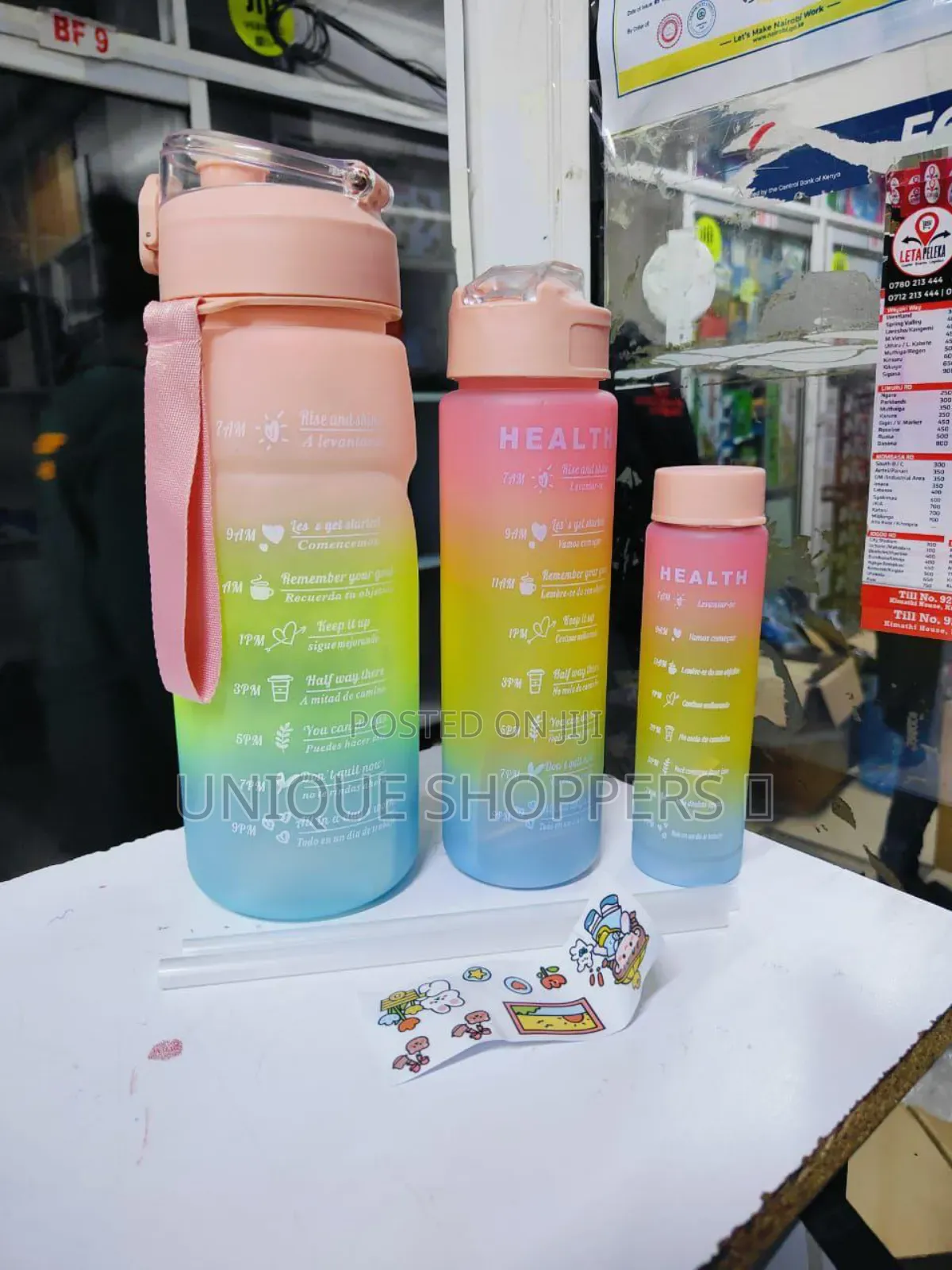 3 in One Water Bottle*