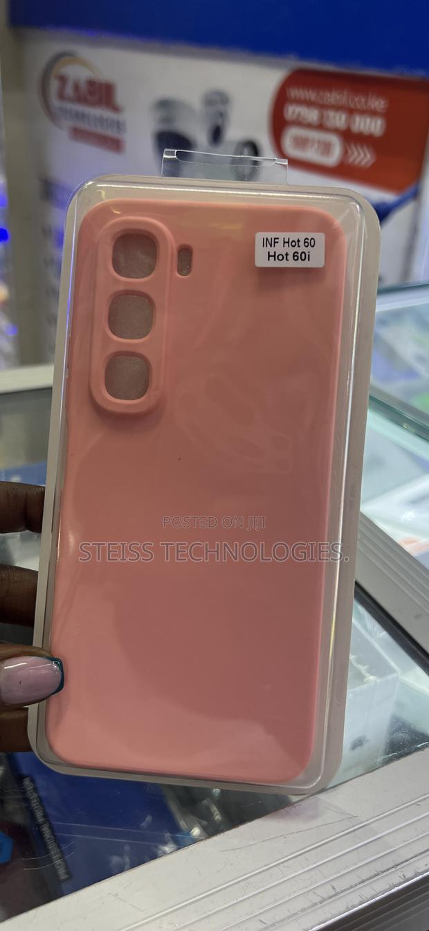 Hot 60i Pink Silicon Cases - main view