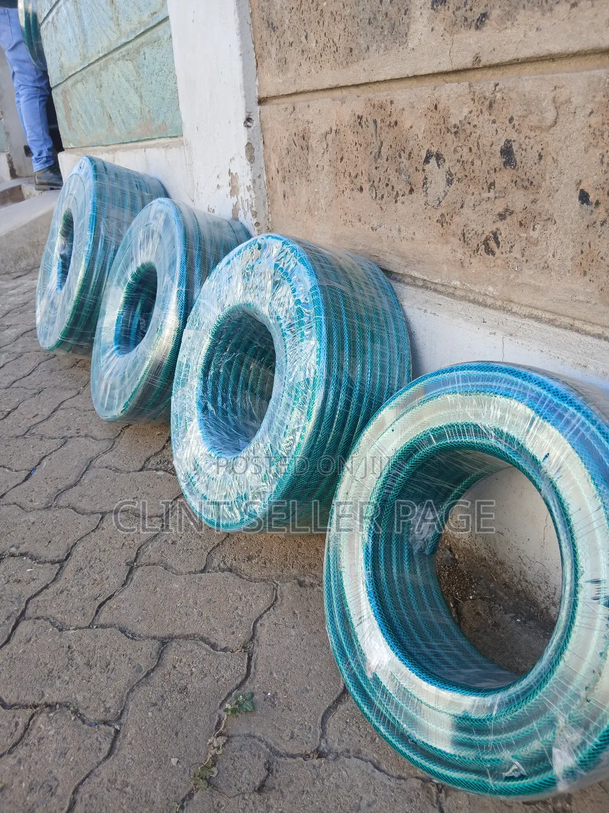 Flexible Braided Hose Pipe (Green)