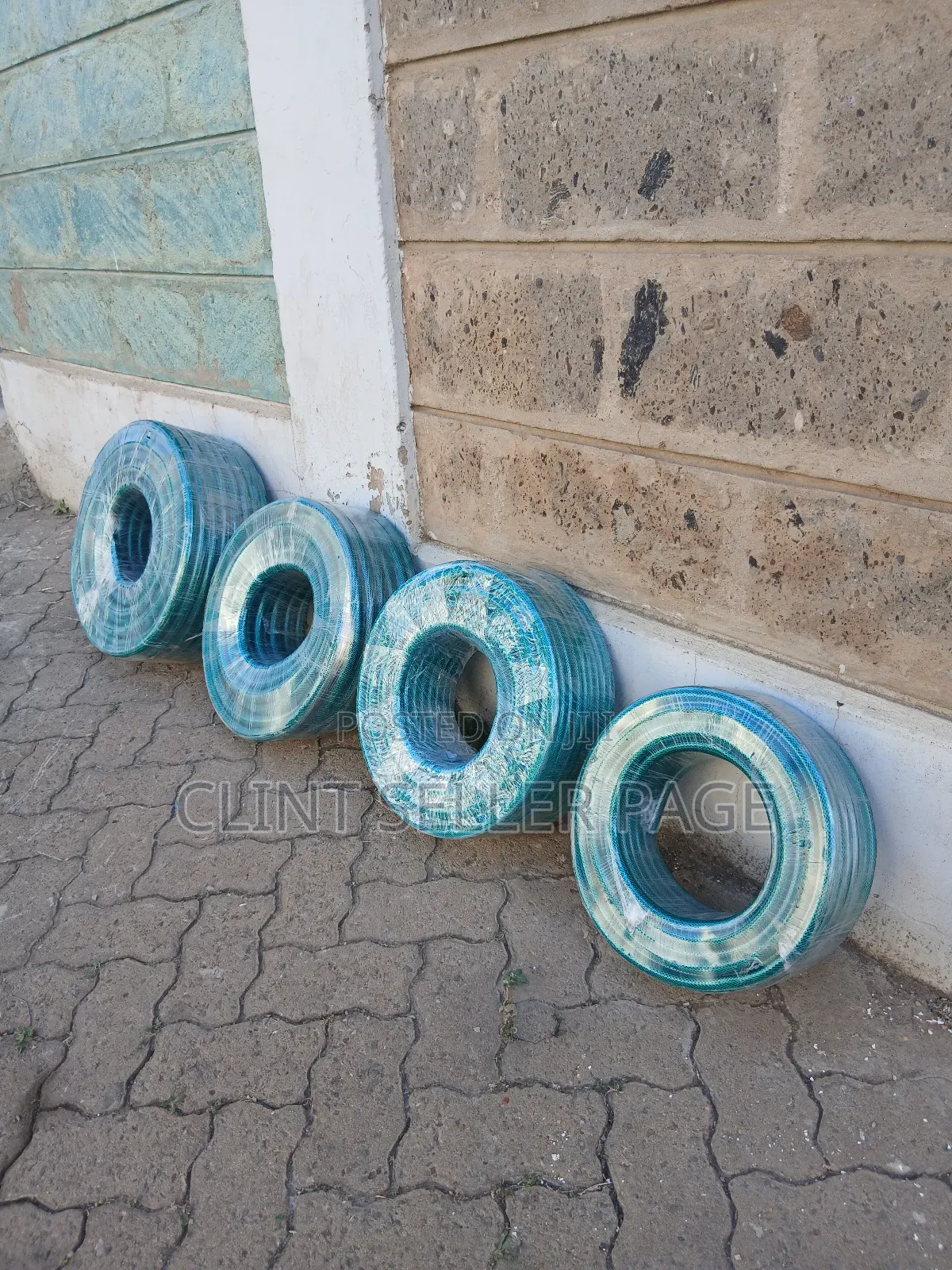 Braided Water Hose Pipe (Green)