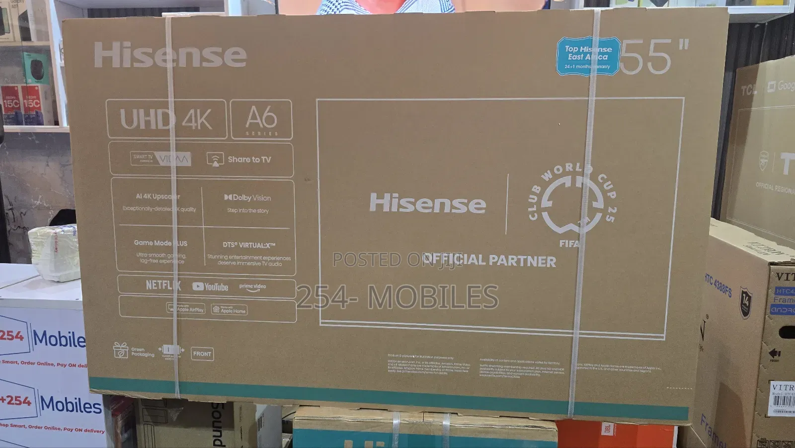 Hisense 55 Inch Ultra Hd Smart Tv 2025, 55a6q