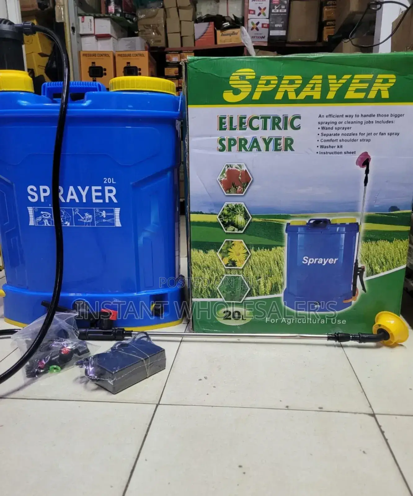 Electric 2 in 1 Knapsack Sprayer