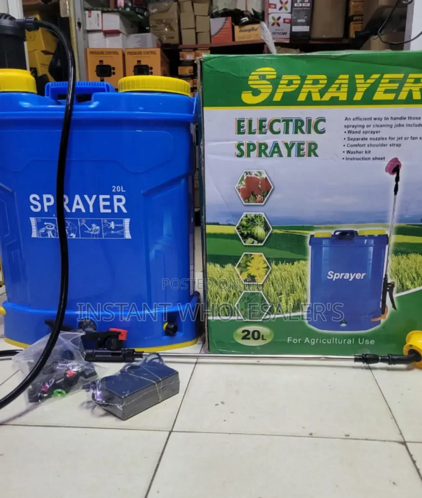 Knapsack Sprayer Electric and Manual Operation
