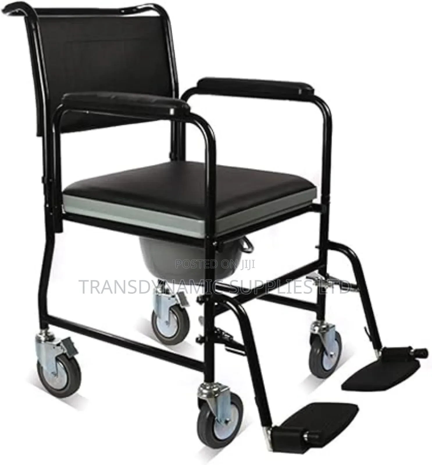 Commode Chair With Padded Seat