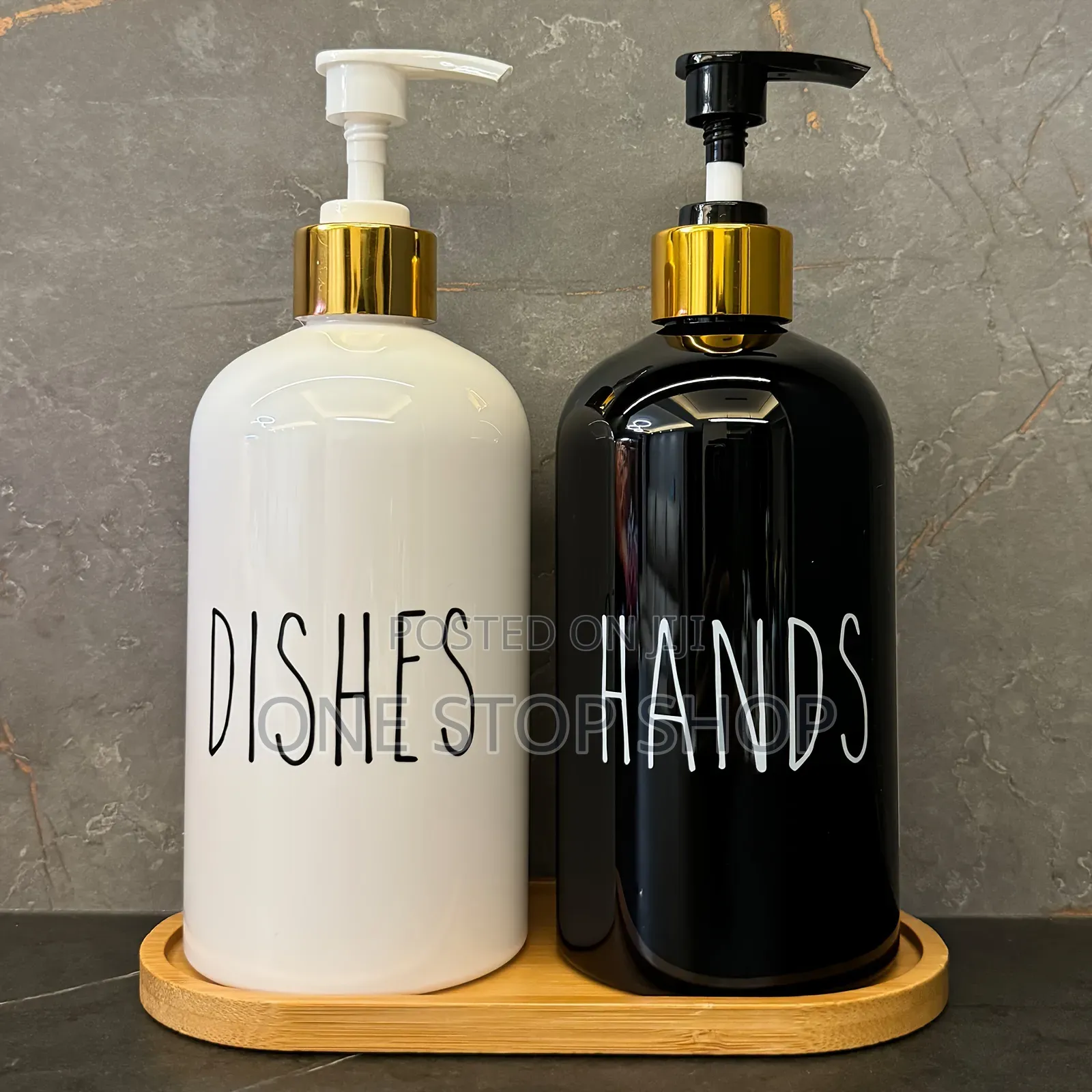 500ml Lotion /Soap Pump Refillable Dispenser 2pcs