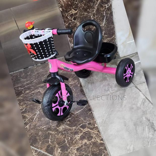 Girls Tricycle With Basket - main view