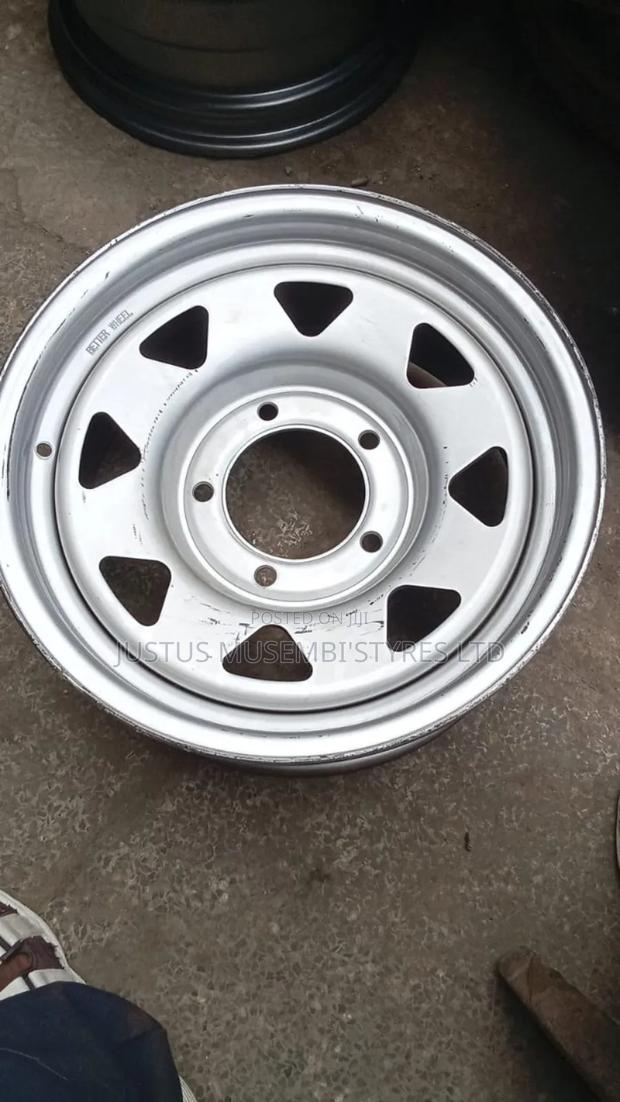 Silver Land Cruiser Rims Size 16