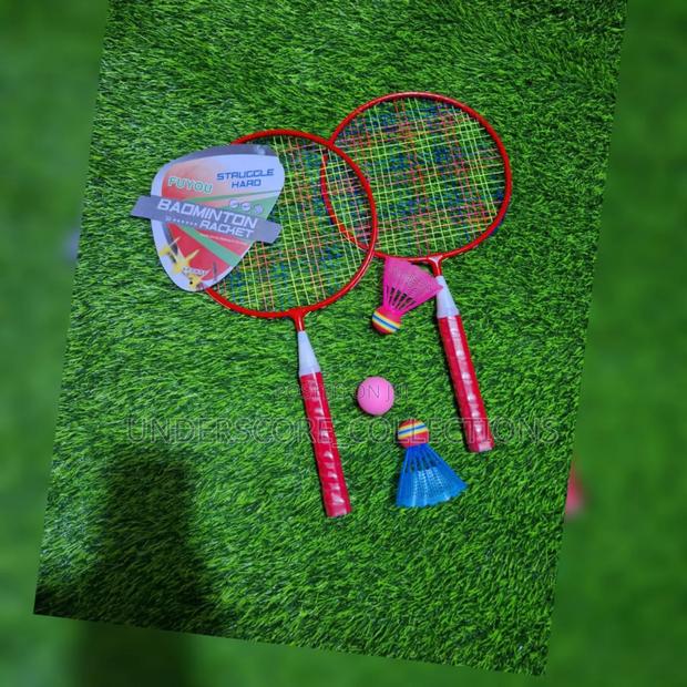 Vibrant Kids' Badminton Rackets - thumbnail 4