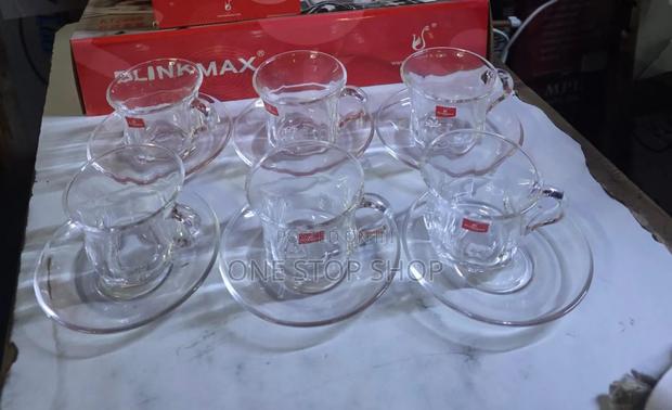 200ml Cups With Glass Saucer - main view