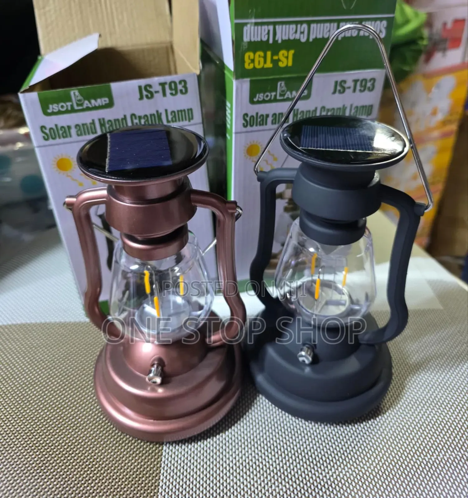 Solar /Hand Cracker Rechargeable Lamp
