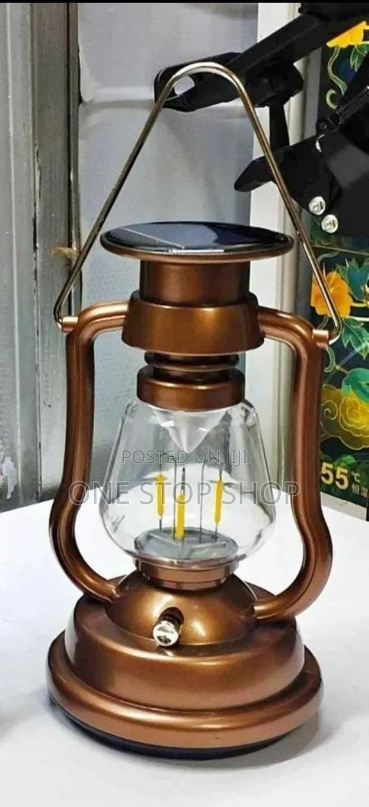 Solar Lantern Camping Rechargeable Lamp