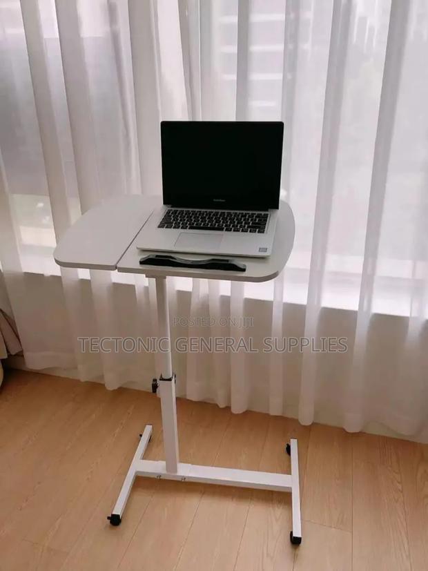 *Adjustable Overbed Laptop Table With Wheels - thumbnail 4