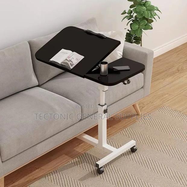 *Adjustable Overbed Laptop Table With Wheels - thumbnail 5