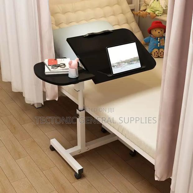 *Adjustable Overbed Laptop Table With Wheels - thumbnail 6