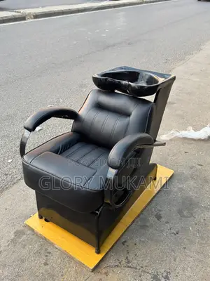 Black Salon Sink Chair