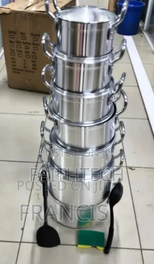 Tornado Tc 14-pcs Stainless Steel Cooking Pot Set