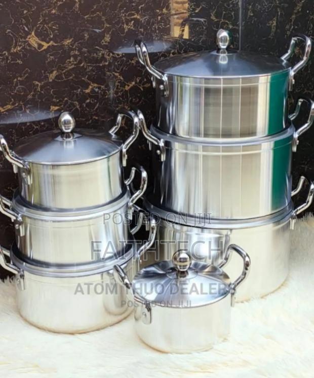 Tornado Tc 14-pcs Stainless Steel Cooking Pot Set - thumbnail 2