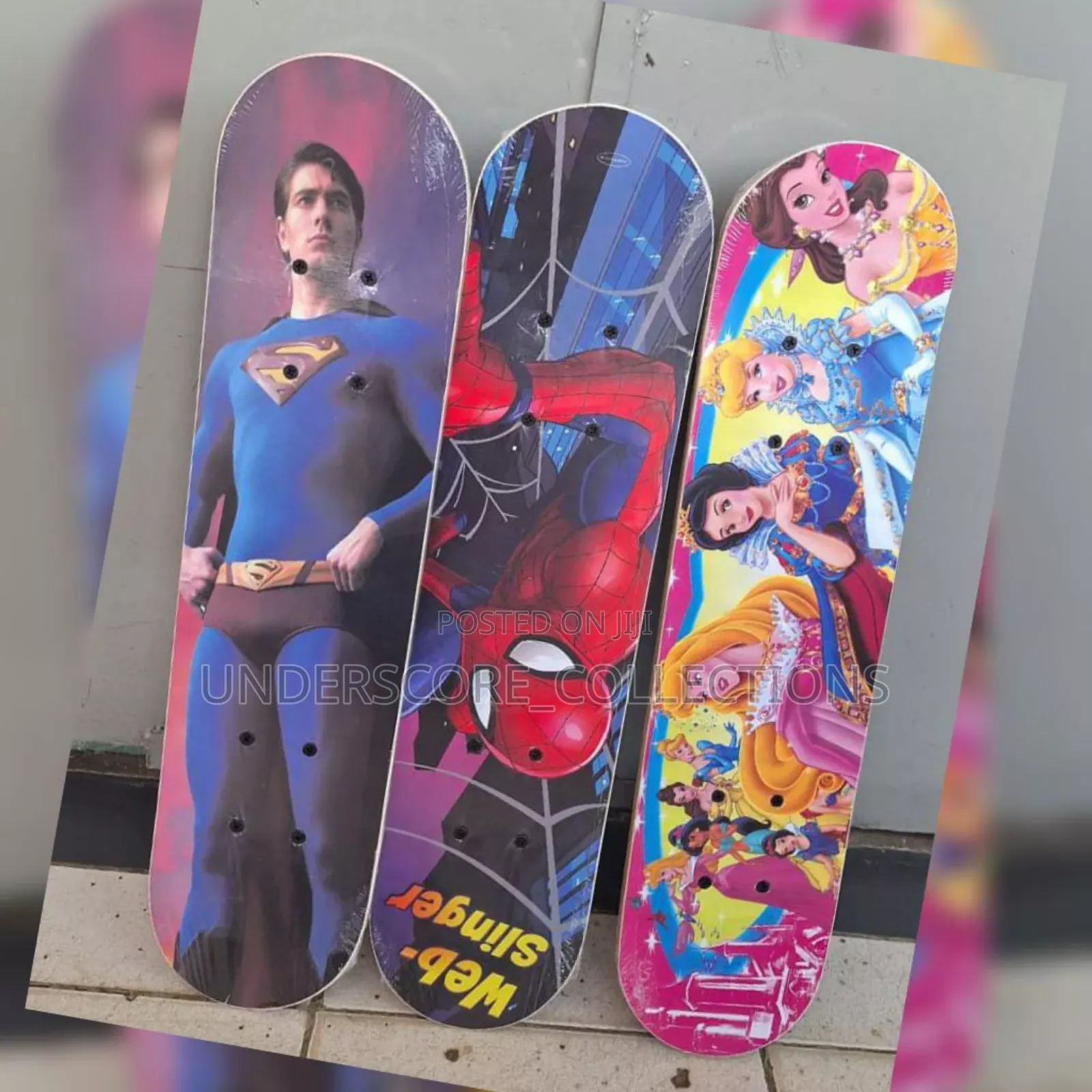 Cartoon Themed Kids' Wooden Skateboards