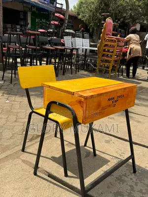 School Locker And Chair