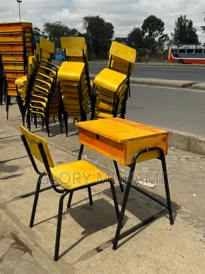 School Locker And Chair