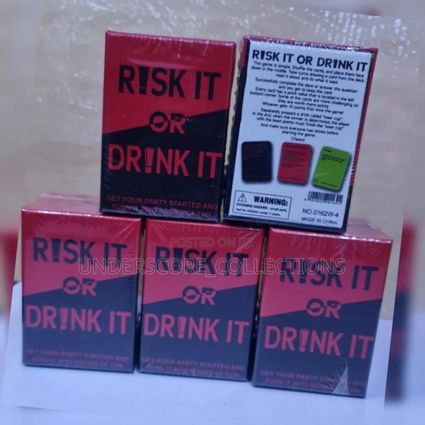 Risk It or Drink It Card Games - main view