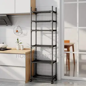 Multipurpose Kitchen Storage Rack With Wheels.