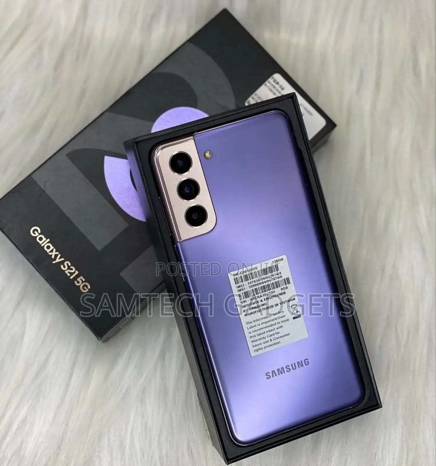 Samsung Galaxy S21 5G 128 GB Purple