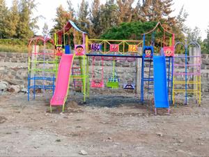 Playground Set – 2 Slides 3 Swings - main view