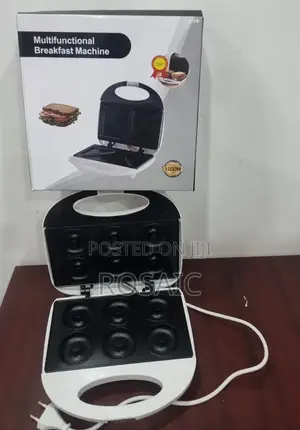Electrical Multifunction Breakfast Machine 6pc Donut Maker