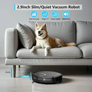 Wi-Fi/App/Remote, Self-Charging, Slim, Ideal for Hard Floor, Pet Hair