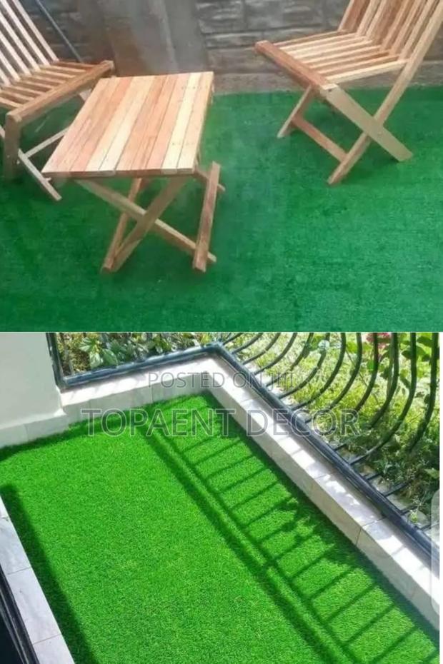 Tenacious Durable Easily Maintained Balcony Artificial Grass Carpet - main view