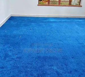 Usa 8mm Fluffy Blue Supply and Fit Wall to Wall Carpets