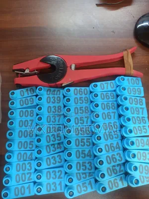 Blue Slim Goat and Sheep Ear Tags/Eartags
