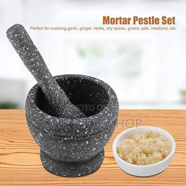 Generic Mortal and Pestle Pot Grinder Set - main view
