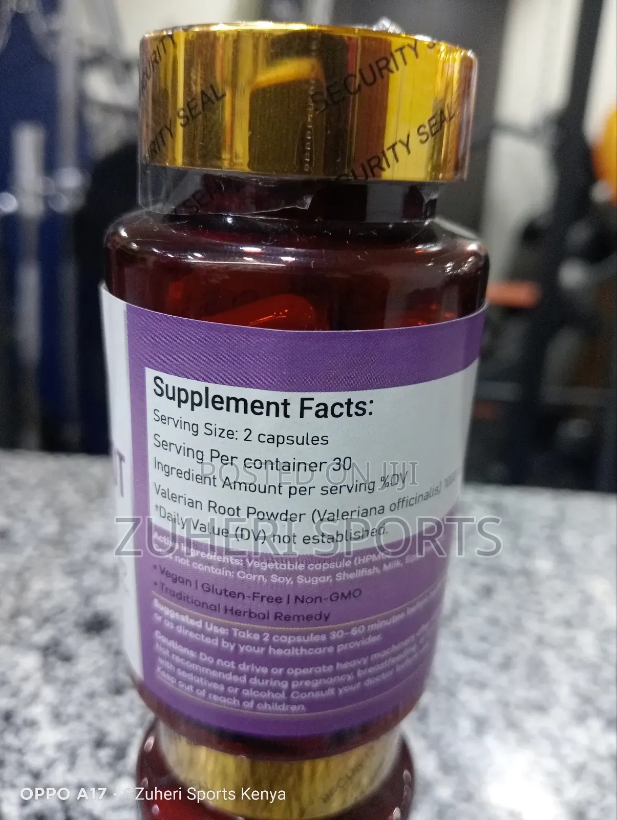 Valerian Root Capsules for Sleep Support and Relaxation
