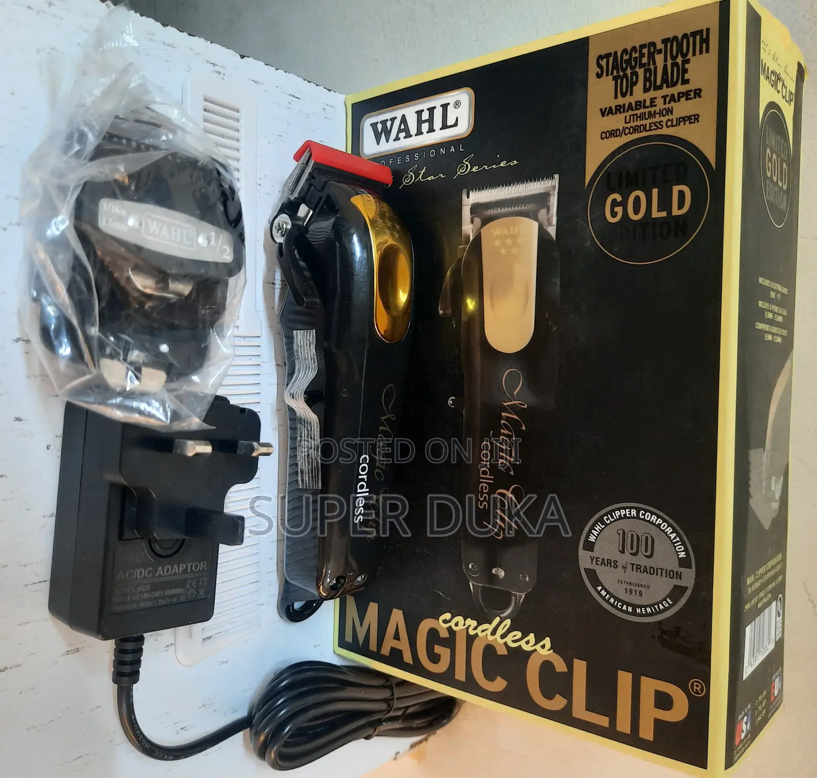 Wahl 5-Star Cordless/Rechargeable Stagger Tooth Variable Magic Clip