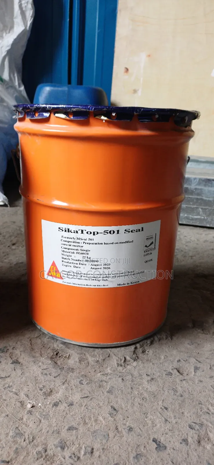 Screeding Waterproof Cement- Sika Top 501