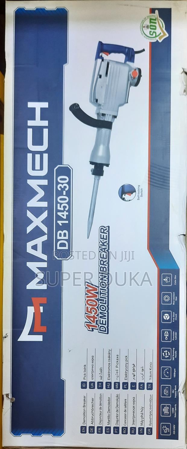Maxmech Db 1450-30 Demolition Breaker.Heavy-duty Demolisher Hammer