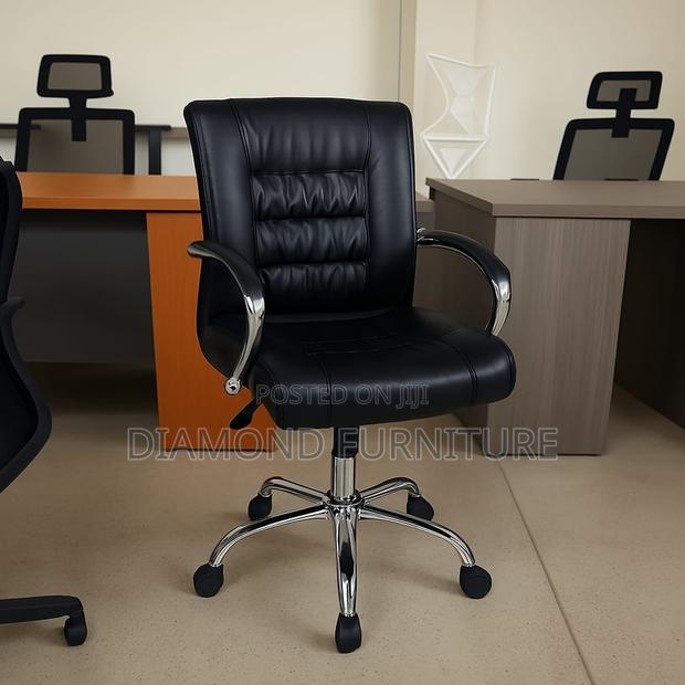 Office Furniture;Comfortable Design Adjustable Pu Leather Office Chair - thumbnail 2