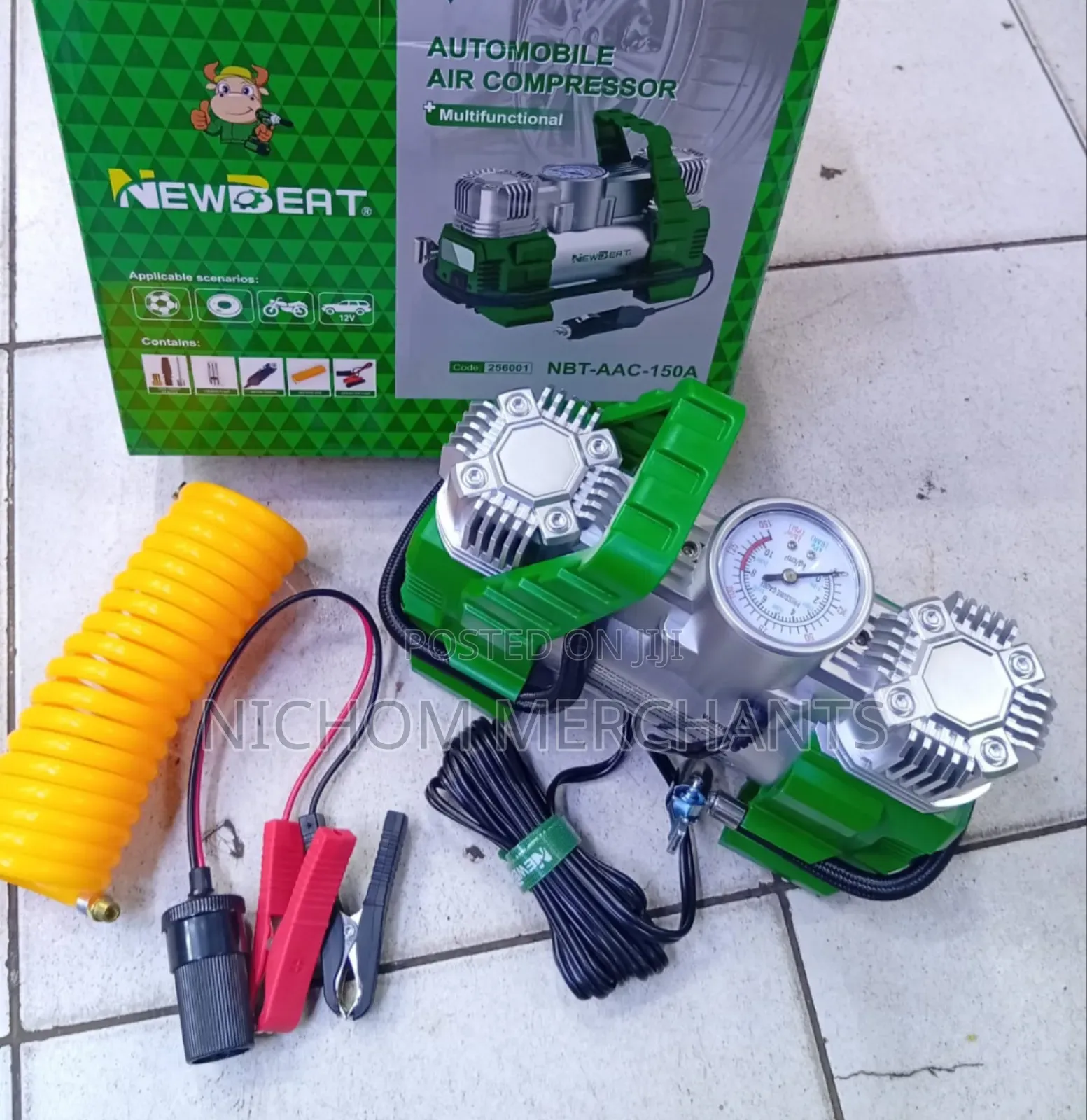 Newbeat Portable Air Compressor/Tire Inflator