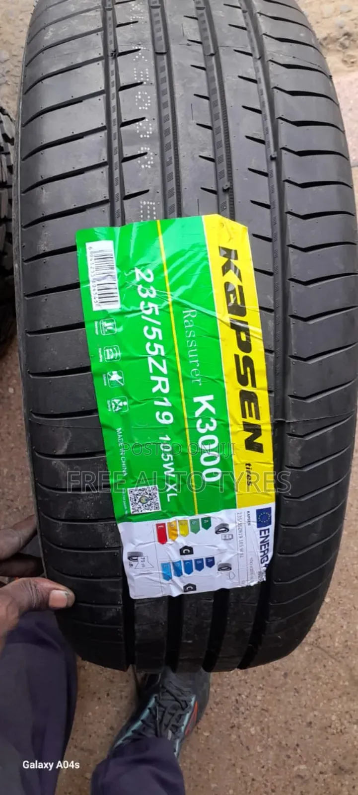 235/55r19 Kapsen
