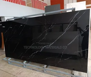 Nero Marquina Island Sintered Stone(126 * 63 Inches * 12mm)