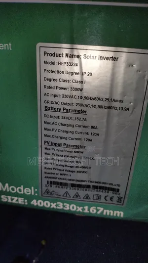 Hybrid Solar Inverter 3.3kw
