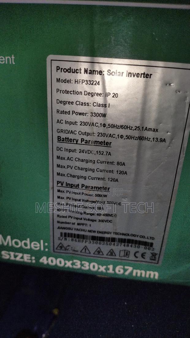 Hybrid Solar Inverter 3.3kw - thumbnail 4