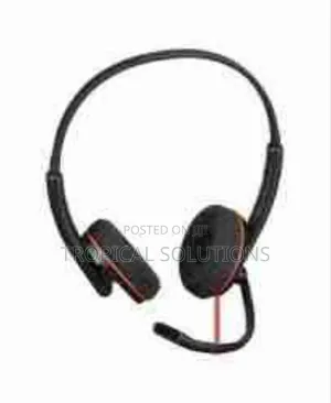 Poly Black Wire 3220 Stereo Usb -C Headset + Usb -C