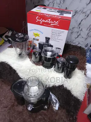 Signature Food Processor, Sg-505 -- 5in1