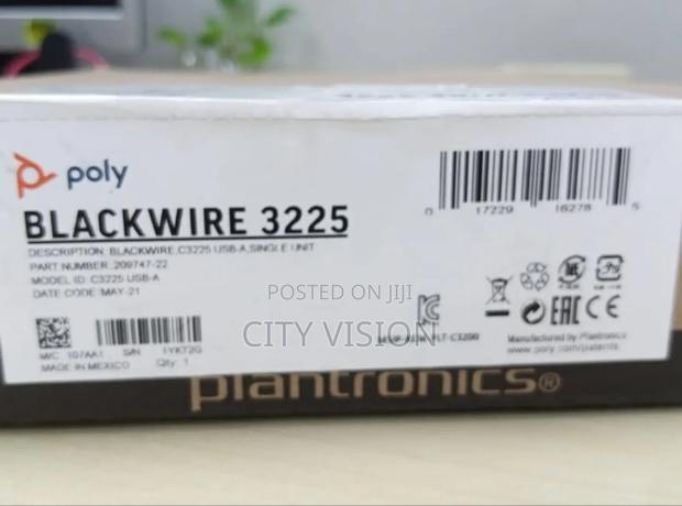 Poly Blackwire 3225 Stereo Usb-C Headset + 3.5mm Plug +Usb-C/a Adapter - main view