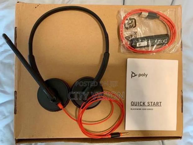 Poly Blackwire 3225 Stereo Usb-C Headset + 3.5mm Plug +Usb-C/a Adapter - thumbnail 2
