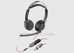 Poly Blackwire 5220 Stereo Usb -C Headset+ 3.5 Mm Plug + Usb -C/ Adapt